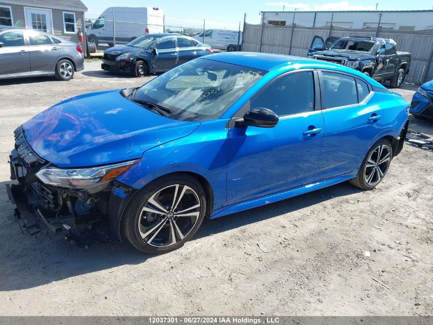 2020 Nissan Sentra VIN: 3N1AB8DV5LY207614 Lot: 12037301