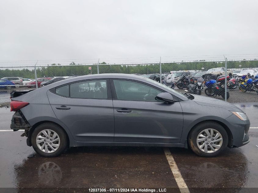 2019 Hyundai Elantra Se VIN: KMHD74LF7KU734369 Lot: 12037305