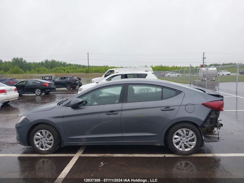 2019 Hyundai Elantra Se VIN: KMHD74LF7KU734369 Lot: 12037305