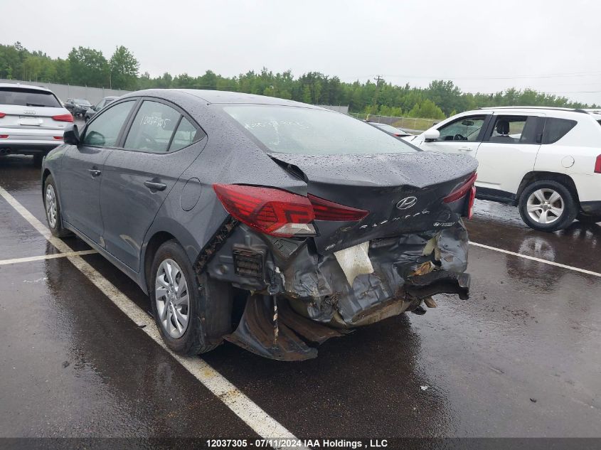 2019 Hyundai Elantra Se VIN: KMHD74LF7KU734369 Lot: 12037305