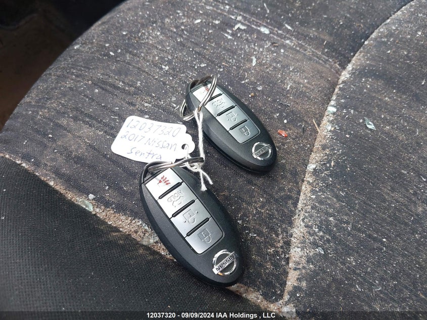 2017 Nissan Sentra VIN: 3N1AB7AP3HY380474 Lot: 12037320