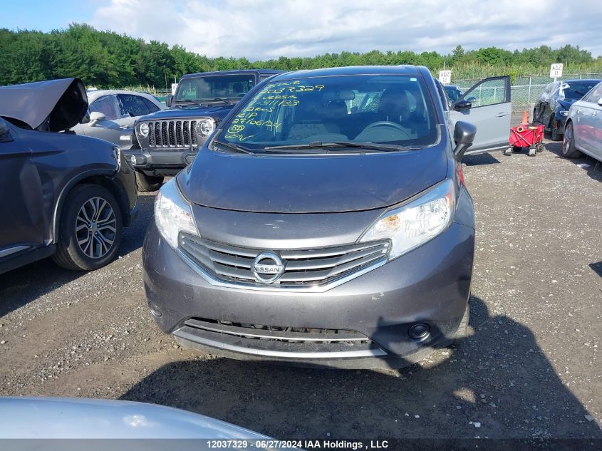 2016 Nissan Versa VIN: 3N1CE2CP8GL411133 Lot: 12037329