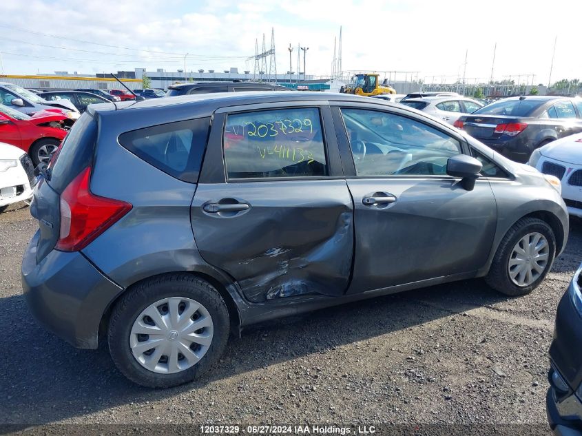 2016 Nissan Versa VIN: 3N1CE2CP8GL411133 Lot: 12037329