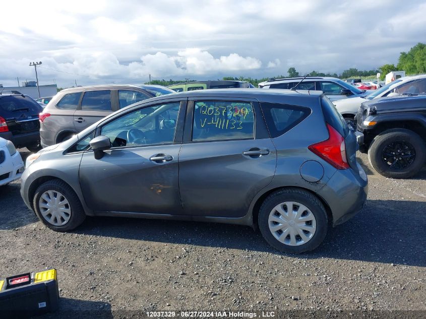 2016 Nissan Versa VIN: 3N1CE2CP8GL411133 Lot: 12037329