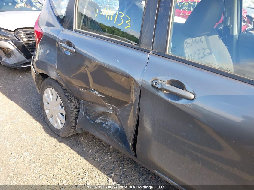 2016 Nissan Versa VIN: 3N1CE2CP8GL411133 Lot: 12037329