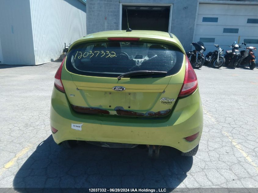 2013 Ford Fiesta Se VIN: 3FADP4EJXDM122105 Lot: 12037332