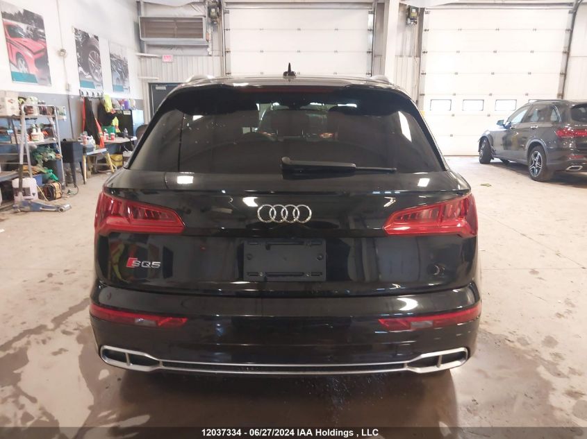 2018 Audi Sq5 Prestige VIN: WA1C4AFY8J2052786 Lot: 12037334