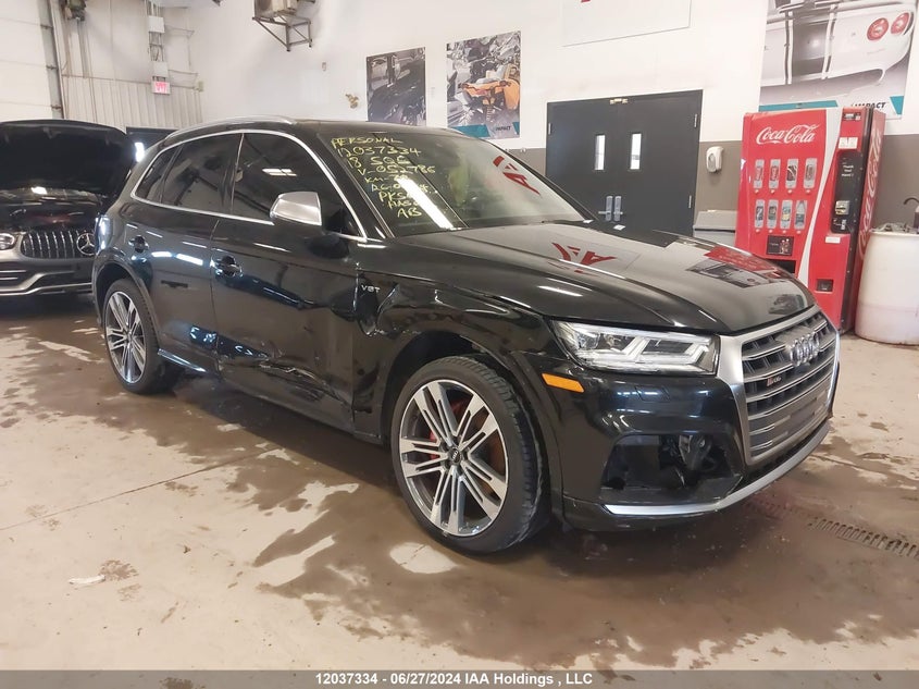 2018 Audi Sq5 Prestige VIN: WA1C4AFY8J2052786 Lot: 12037334