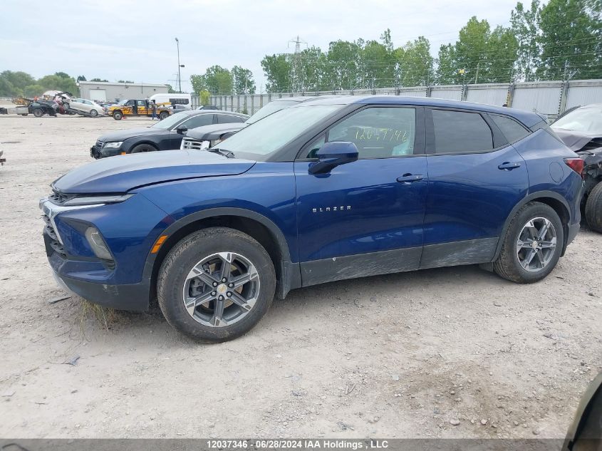 2023 Chevrolet Blazer VIN: 3GNKBHRS1PS104187 Lot: 12037346