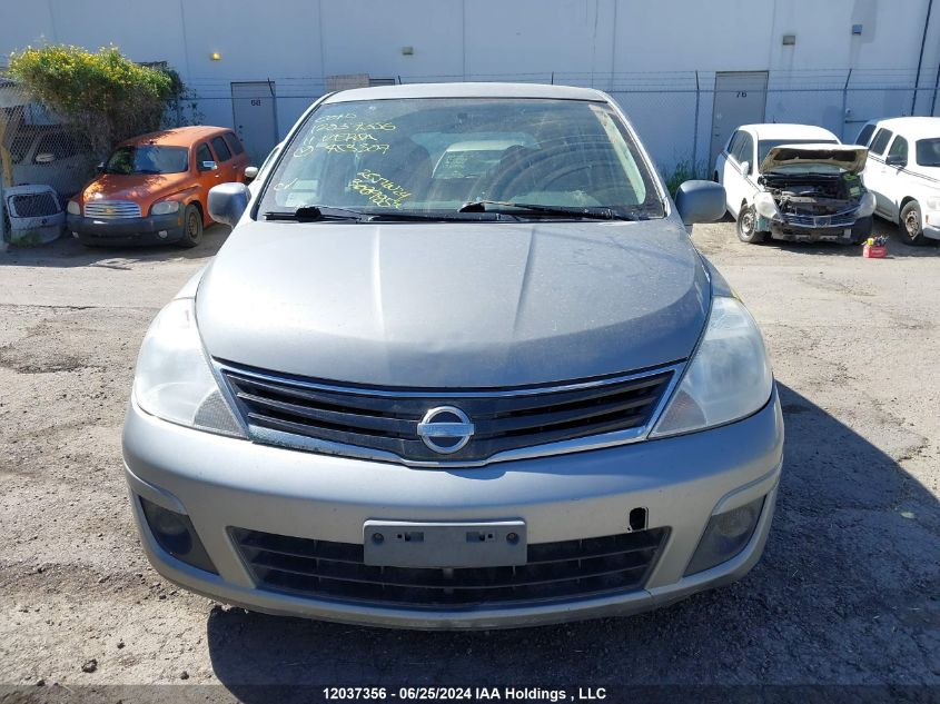2011 Nissan Versa S/Sl VIN: 3N1BC1CPXBL453307 Lot: 12037356