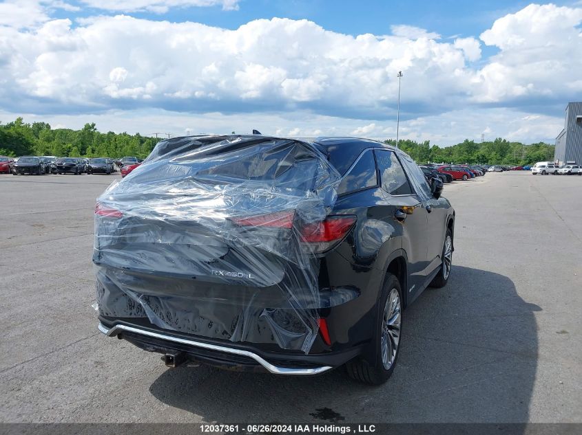 2020 Lexus Rx 450H L Luxury VIN: JTJJGKFA3L2010958 Lot: 12037361