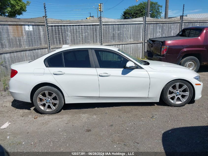 2013 BMW 3 Series VIN: WBA3C3C53DF979641 Lot: 12037391