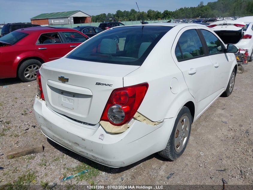 2012 Chevrolet Sonic Ls VIN: 1G1JA5EH2C4134348 Lot: 12037398