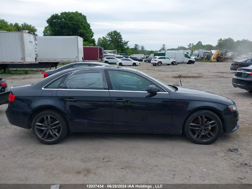 2012 Audi A4 VIN: WAUFFCFL8CA118014 Lot: 12037434