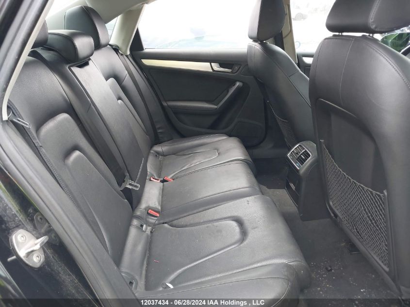 2012 Audi A4 VIN: WAUFFCFL8CA118014 Lot: 12037434