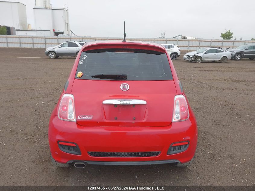 2012 Fiat 500 Sport VIN: 3C3CFFBR9CT107991 Lot: 12037435