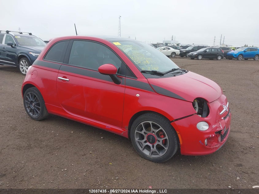 2012 Fiat 500 Sport VIN: 3C3CFFBR9CT107991 Lot: 12037435