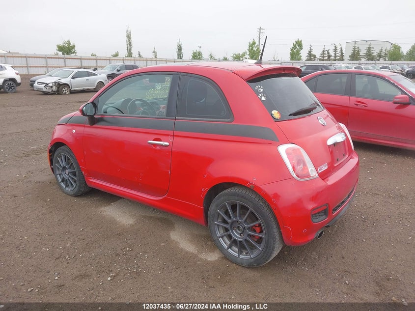 2012 Fiat 500 Sport VIN: 3C3CFFBR9CT107991 Lot: 12037435