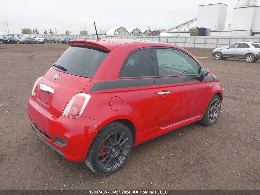 2012 Fiat 500 Sport VIN: 3C3CFFBR9CT107991 Lot: 12037435