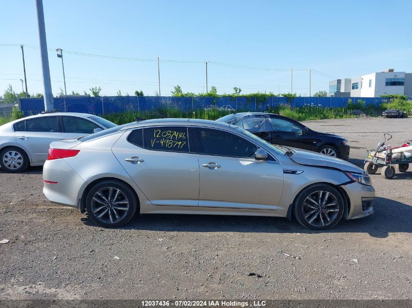 2014 Kia Optima VIN: KNAGR4A65E5498797 Lot: 12037436