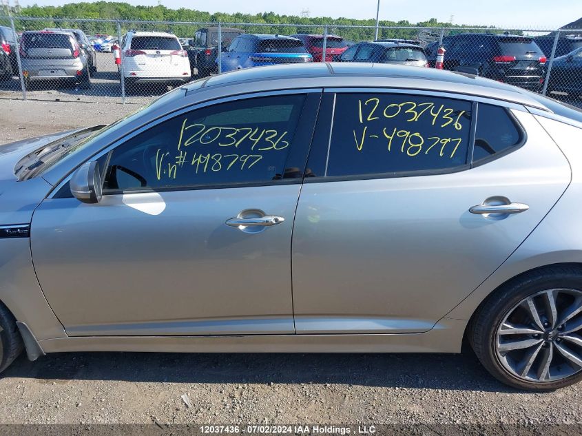 2014 Kia Optima VIN: KNAGR4A65E5498797 Lot: 12037436