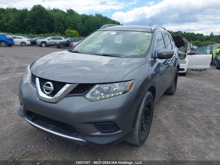 5N1AT2MVXFC833689 2015 NISSAN ROGUE - Image 2