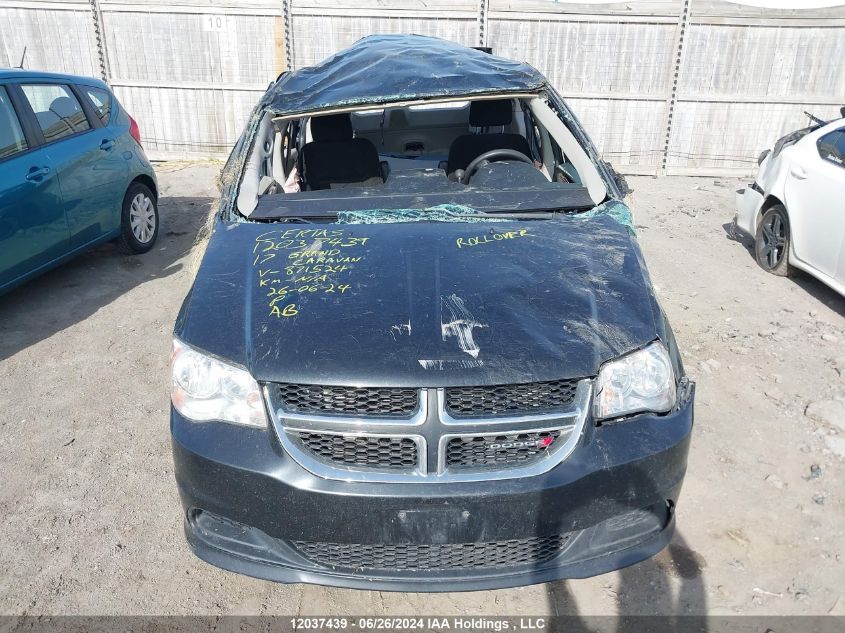2017 Dodge Grand Caravan Se VIN: 2C4RDGBG3HR871524 Lot: 12037439