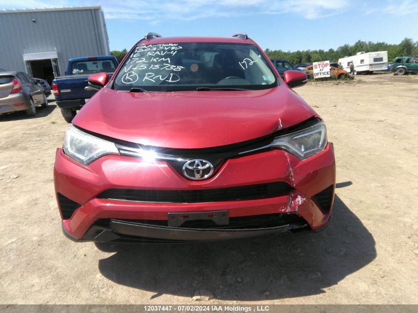 2016 Toyota Rav4 Le VIN: 2T3BFREVXGW515738 Lot: 12037447