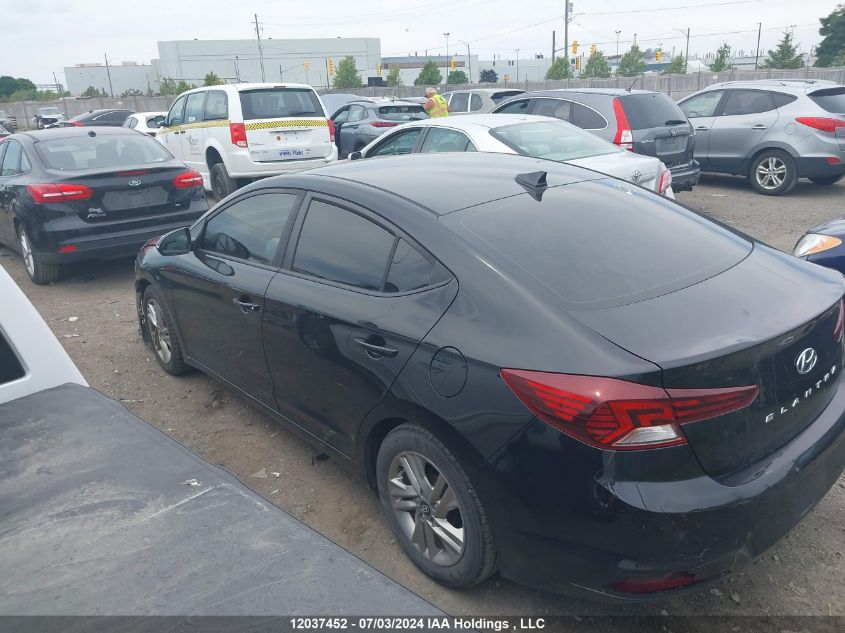 2019 Hyundai Elantra Preferred VIN: KMHD84LF9KU794246 Lot: 12037452