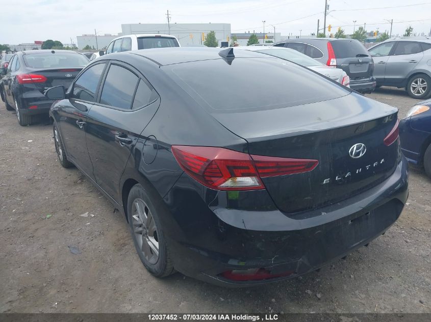 2019 Hyundai Elantra Preferred VIN: KMHD84LF9KU794246 Lot: 12037452