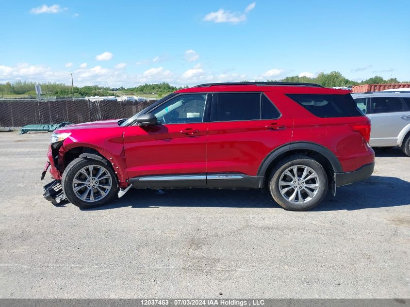 2020 Ford Explorer Xlt VIN: 1FMSK8DH4LGC69319 Lot: 12037453