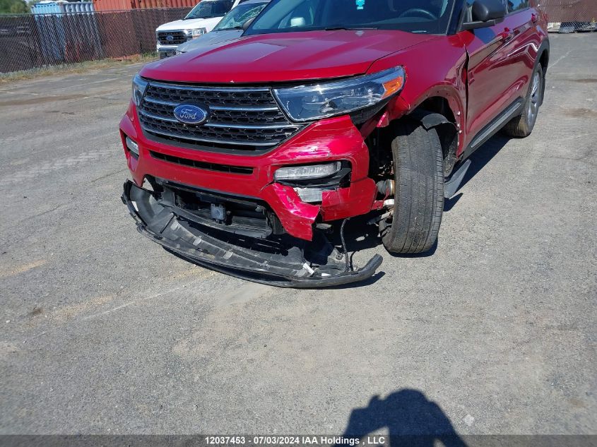 2020 Ford Explorer Xlt VIN: 1FMSK8DH4LGC69319 Lot: 12037453