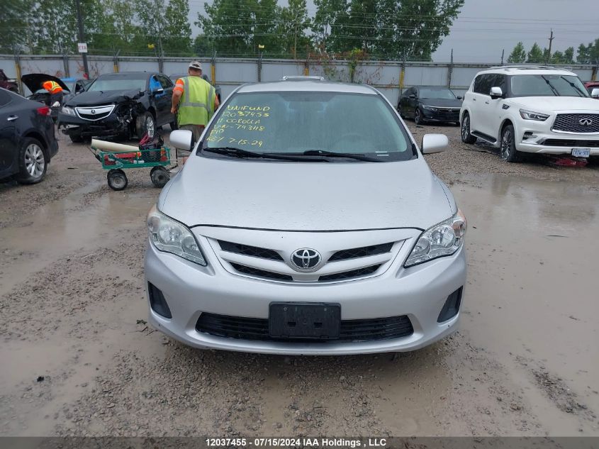 2011 Toyota Corolla Le VIN: 2T1BU4EE8BC743118 Lot: 12037455