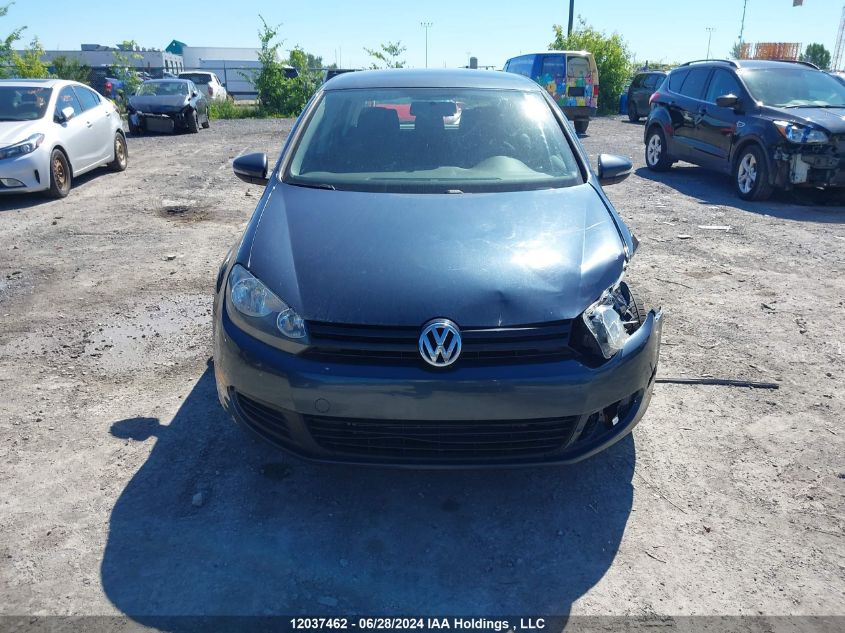 2013 Volkswagen Golf VIN: WVWCA7AJ5DW116999 Lot: 12037462