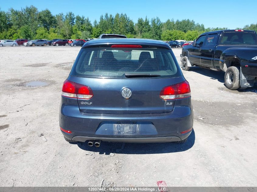 2013 Volkswagen Golf VIN: WVWCA7AJ5DW116999 Lot: 12037462