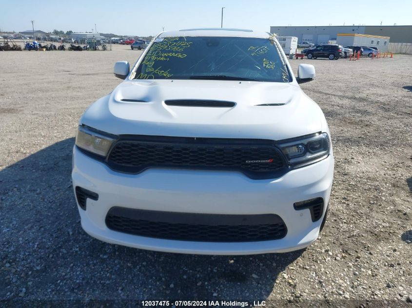 2021 Dodge Durango R/T VIN: 1C4SDJCT9MC573766 Lot: 12037475