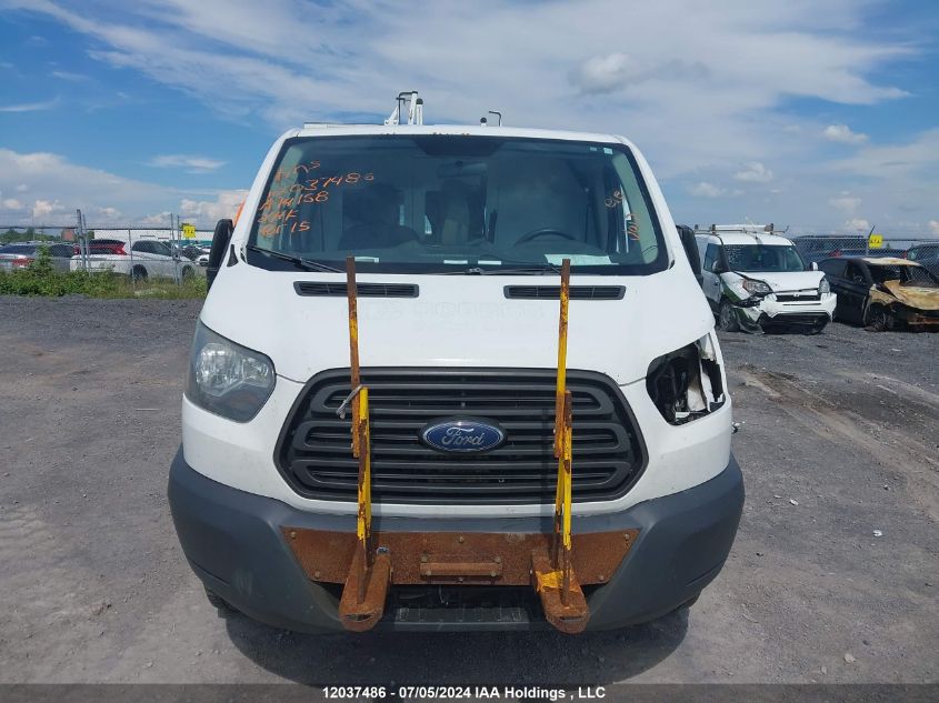 2015 Ford Transit T-250 VIN: 1FTNR1ZM1FKA74158 Lot: 12037486