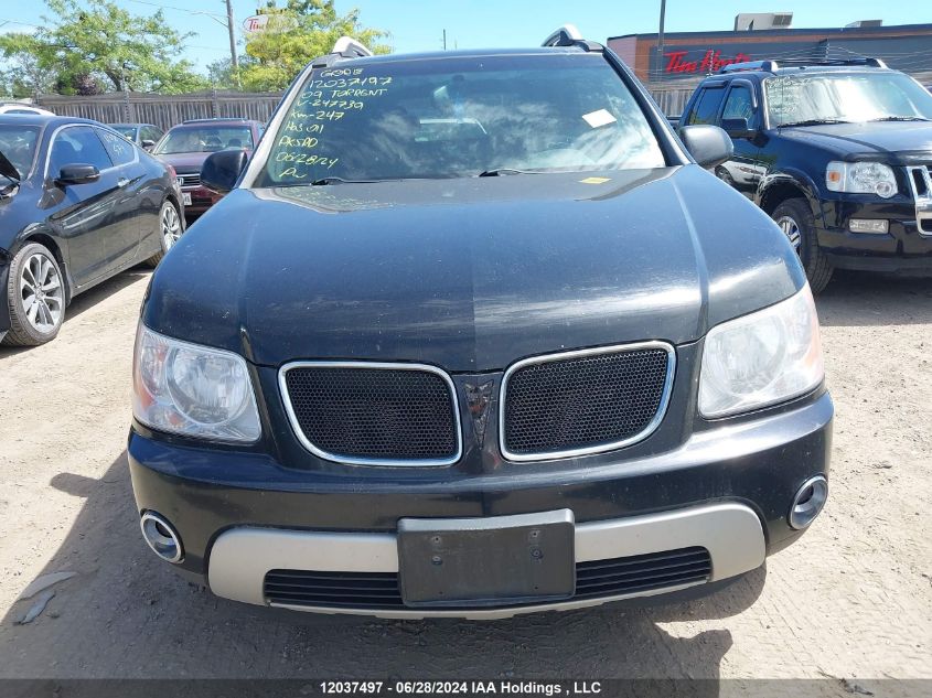 2009 Pontiac Torrent VIN: 2CKDL33F696247739 Lot: 12037497