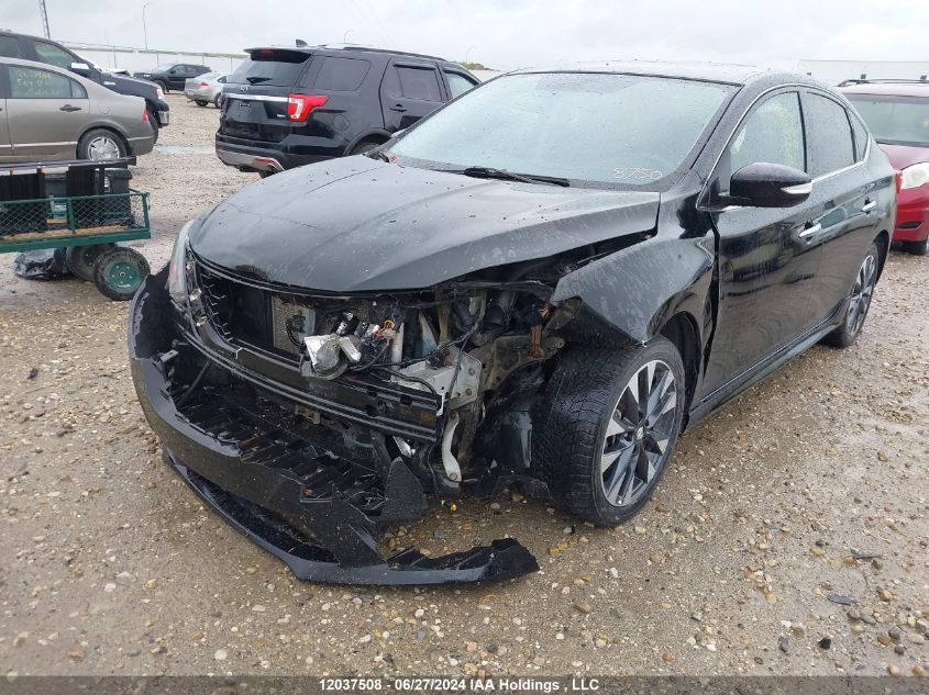 2016 Nissan Sentra Sr VIN: 3N1AB7AP1GL656243 Lot: 12037508