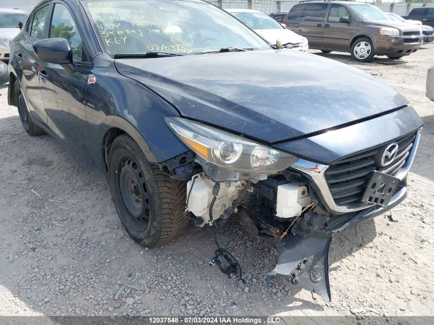 2018 Mazda Mazda3 VIN: JM1BN1U70J1180728 Lot: 12037548
