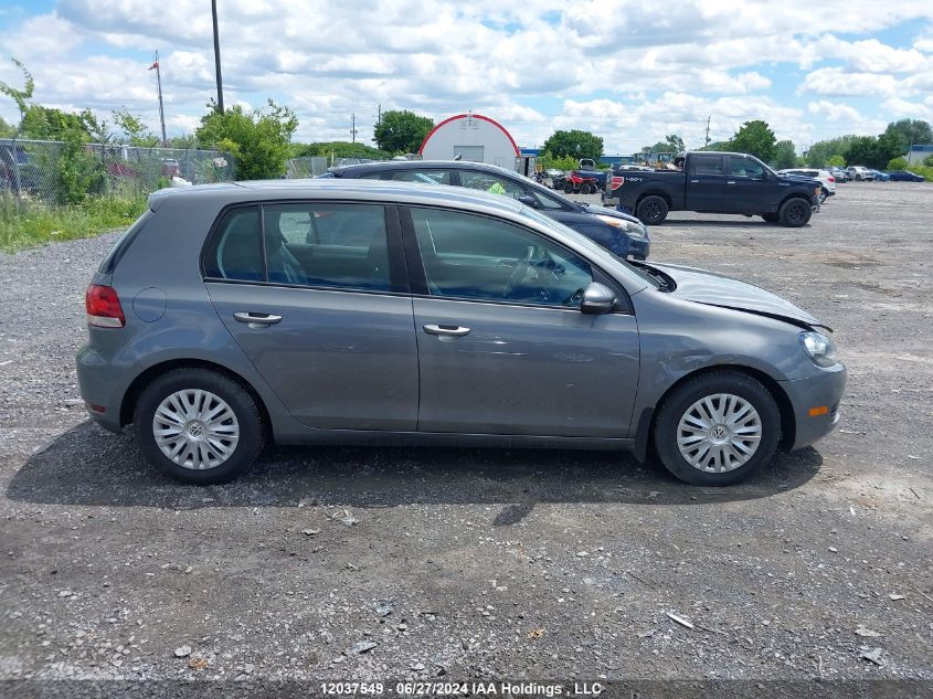 2013 Volkswagen Golf VIN: WVWDA7AJ5DW124122 Lot: 12037549