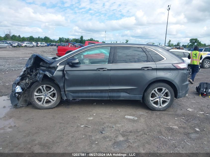 2018 Ford Edge Titanium VIN: 2FMPK4K91JBB90804 Lot: 12037561