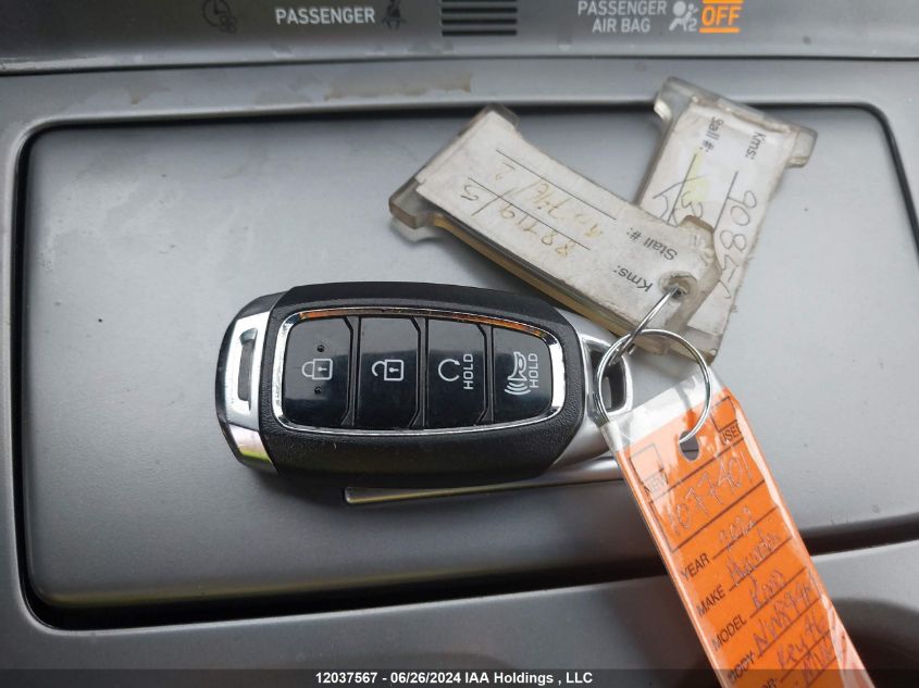 2022 Hyundai Kona Electric Preferred VIN: KM8K23AG8NU153589 Lot: 12037567