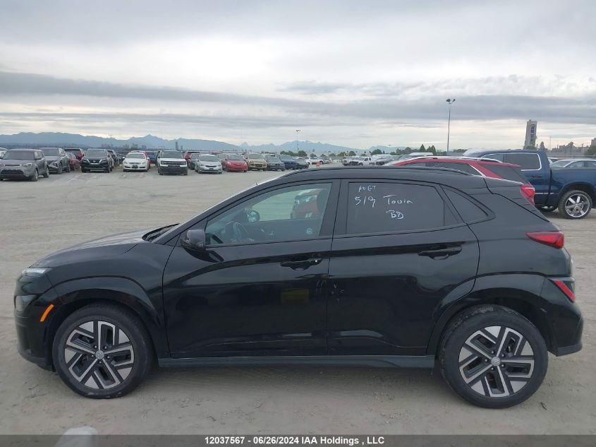 2022 Hyundai Kona Electric Preferred VIN: KM8K23AG8NU153589 Lot: 12037567