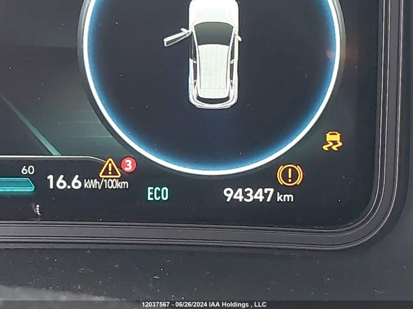 2022 Hyundai Kona Electric Preferred VIN: KM8K23AG8NU153589 Lot: 12037567