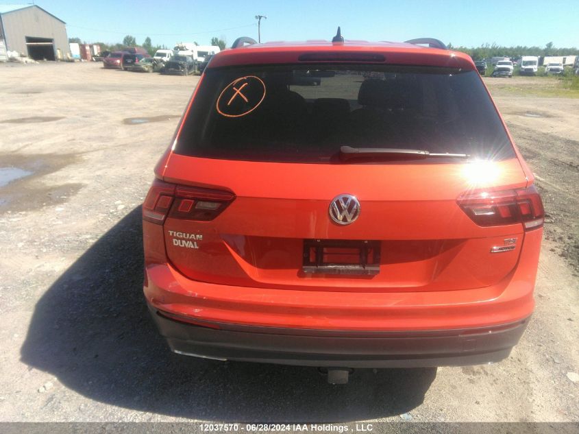 2018 Volkswagen Tiguan VIN: 3VV2B7AX9JM184913 Lot: 12037570