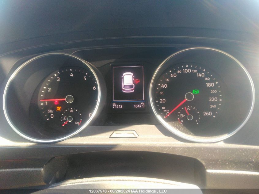 2018 Volkswagen Tiguan VIN: 3VV2B7AX9JM184913 Lot: 12037570