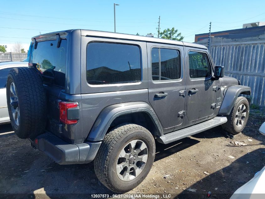 2021 Jeep Wrangler Unlimited Sahara VIN: 1C4HJXEG4MW864647 Lot: 12037573