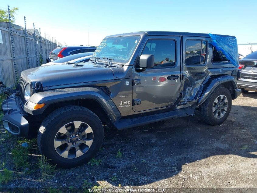 2021 Jeep Wrangler Unlimited Sahara VIN: 1C4HJXEG4MW864647 Lot: 12037573