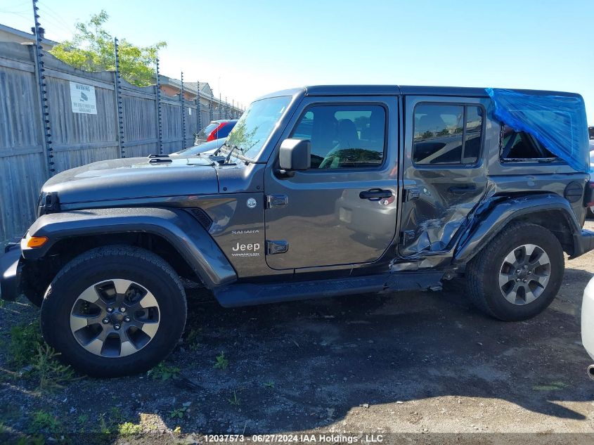 2021 Jeep Wrangler Unlimited Sahara VIN: 1C4HJXEG4MW864647 Lot: 12037573